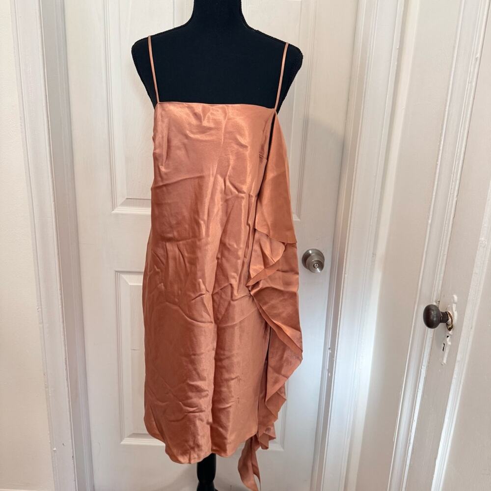 Banana Republic Heritage Side-Ruffle Slip Dress - Picture 4 of 9